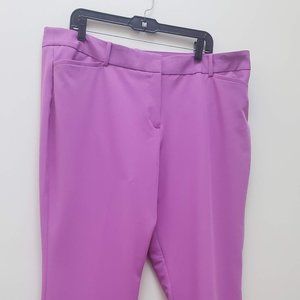 Worthington Purple Perfect Trousers size 18